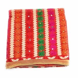 SIMKA Multicolour Hand Made Punjabi Phulkari