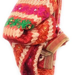 SIMKA Multicolour Hand Made Punjabi Phulkari