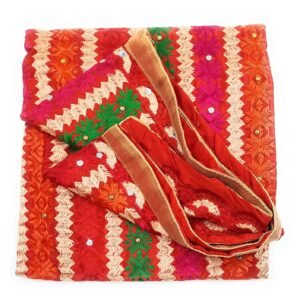 SIMKA Multicolour Hand Made Punjabi Phulkari