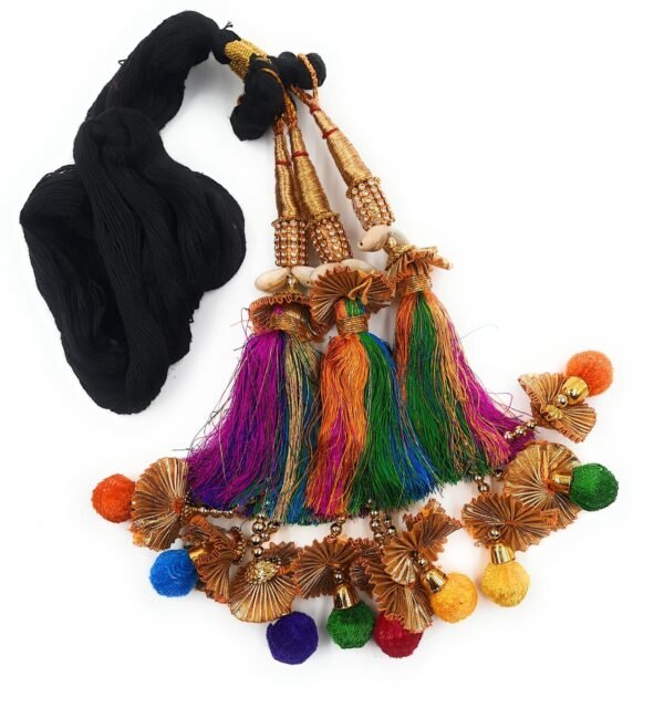 Patiala Shahi Punjabi Heavy Design Kaudi Paranda-Braid Tassles